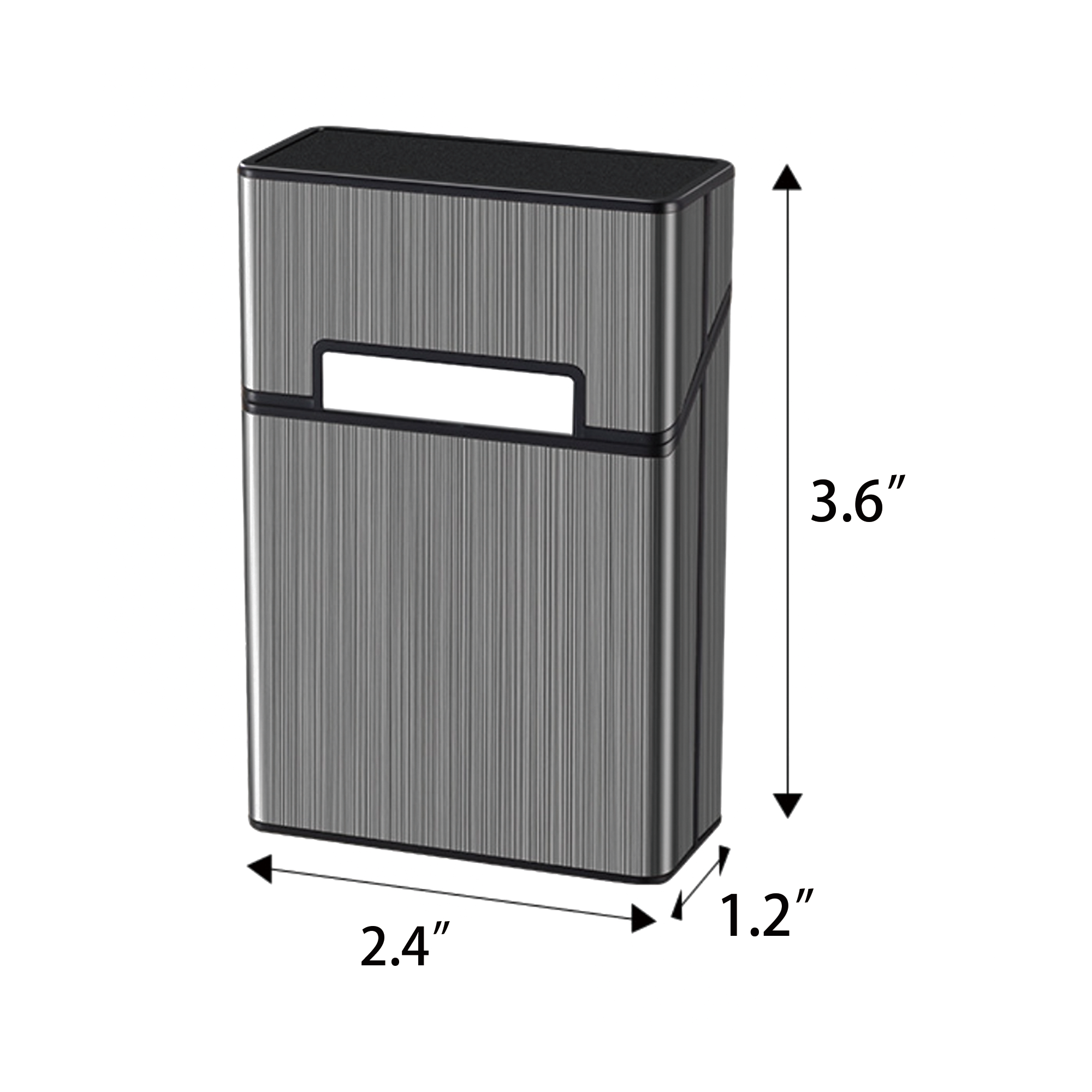Anti-Pressure Cigarette Case with Pressure Seal 3