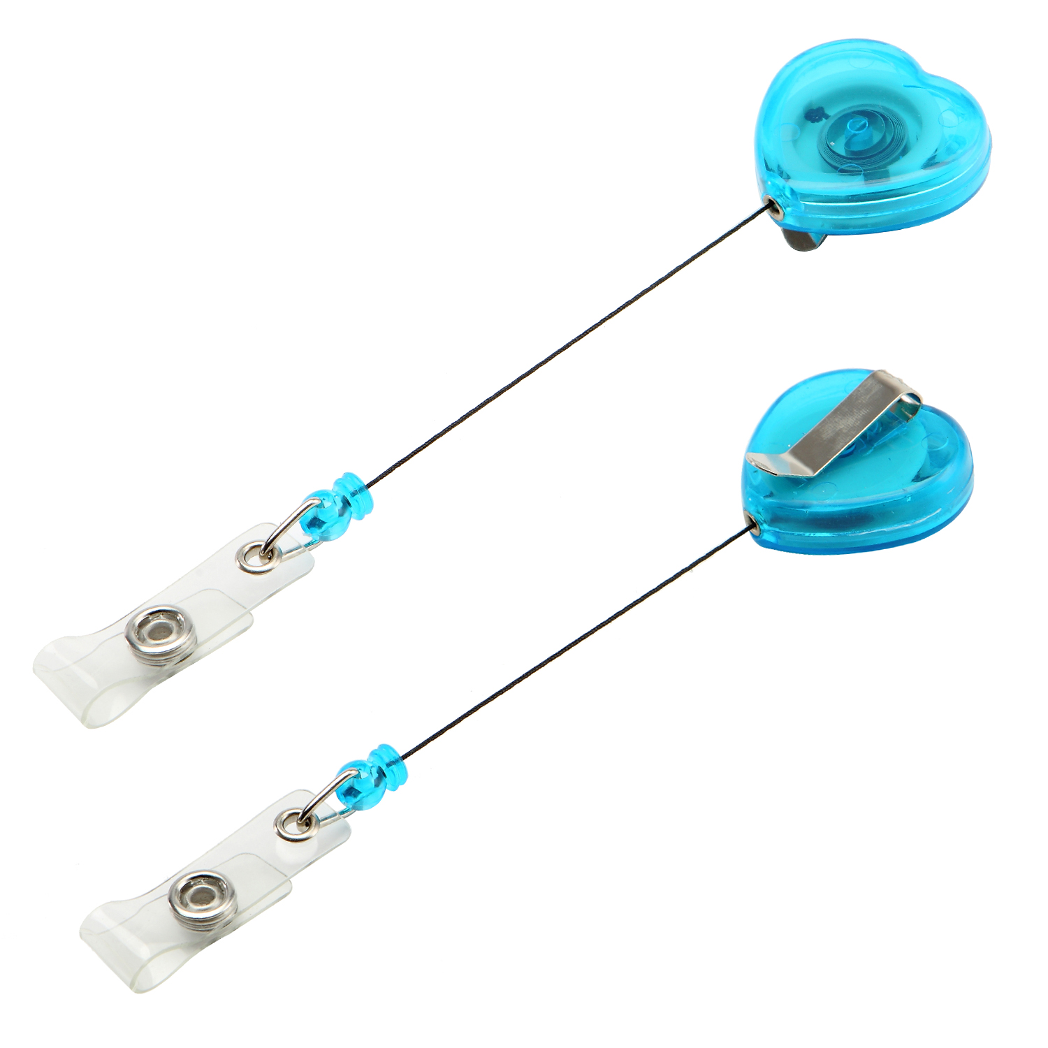 Retractable Heart Shape Badge Reel 14