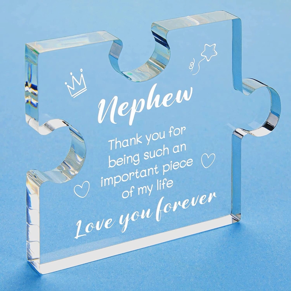 Acrylic Puzzle-Shaped Plaque 3