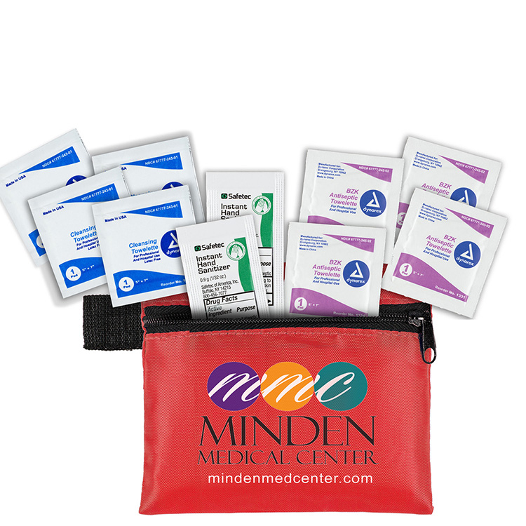 "Pallas" 10 Piece Healthy Antiseptic Pack in Zipper Pouch 22