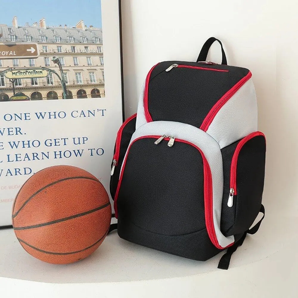 Large Capacity Sports Backpack with Separate Ball Holder 6