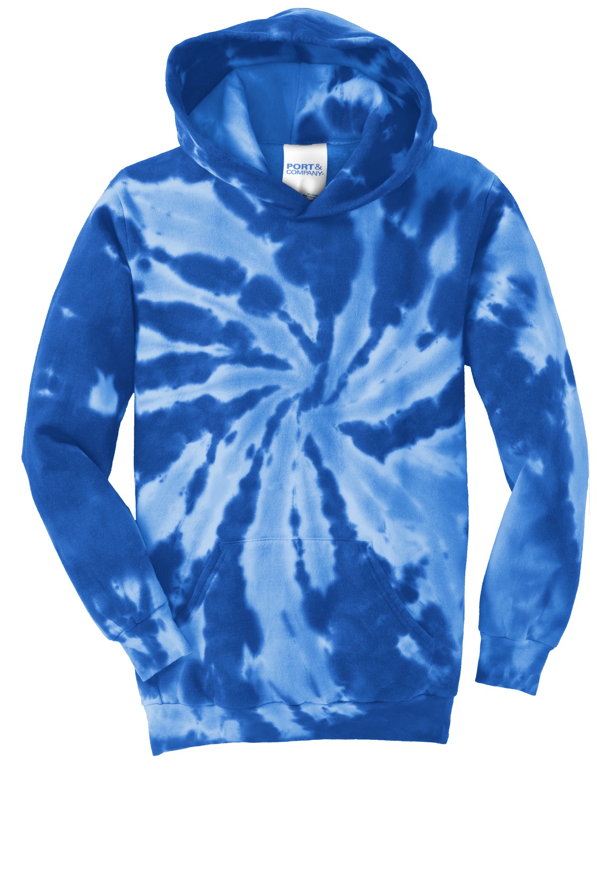 Port & Co Youth Tie-Dye Pullover Hooded Sweatshirt. PC146Y 40