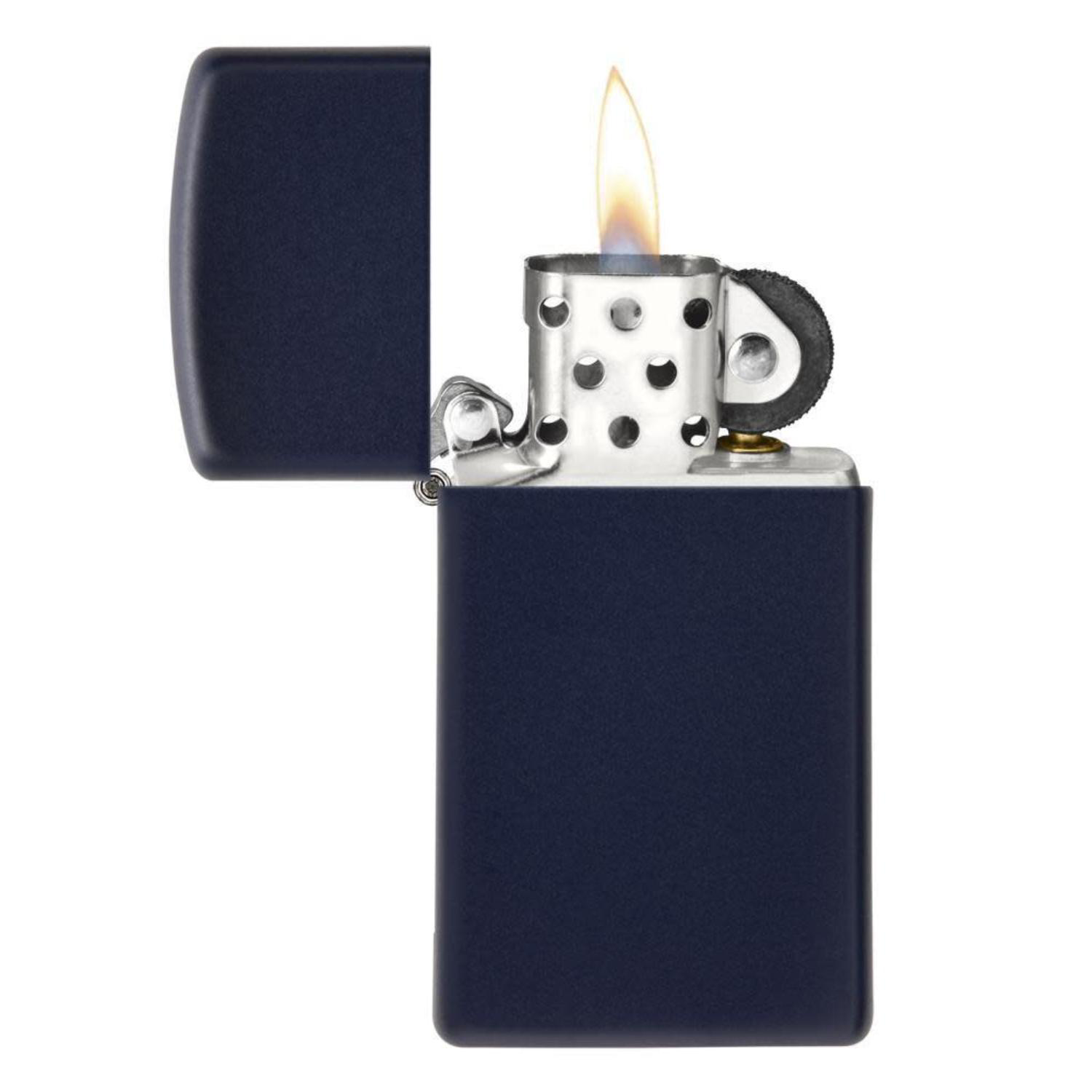 Zippo® USA-Made Slim Matte Color Windproof Lighter 1