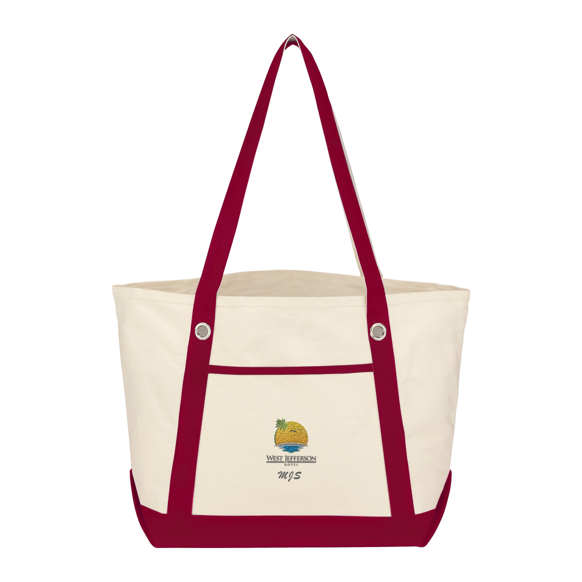 Medium Cotton Canvas Sailing Tote Bag 9