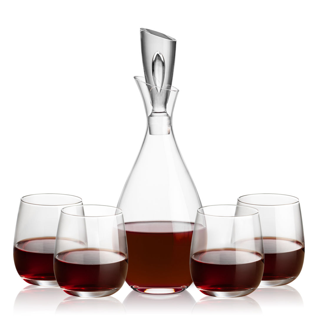 Juliette Decanter & Crestview Stemless Wine 10