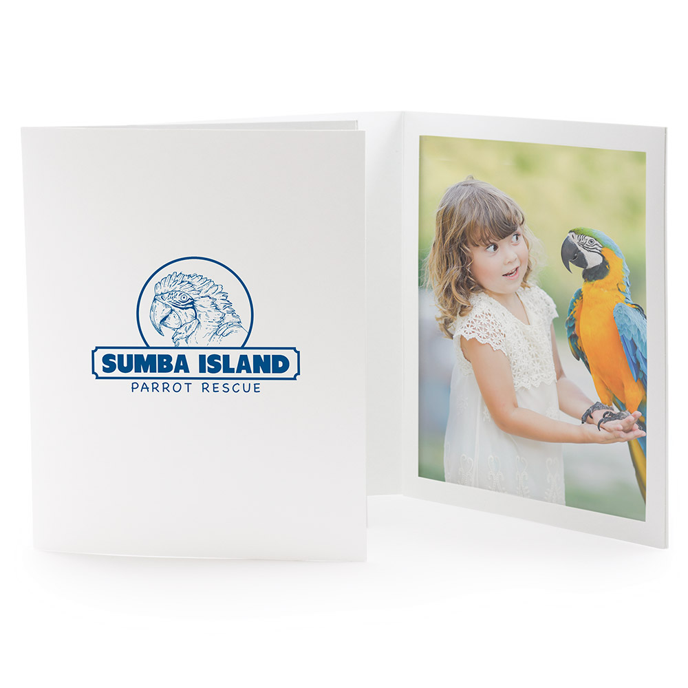 White Photo Folders – 8" x 10" 2