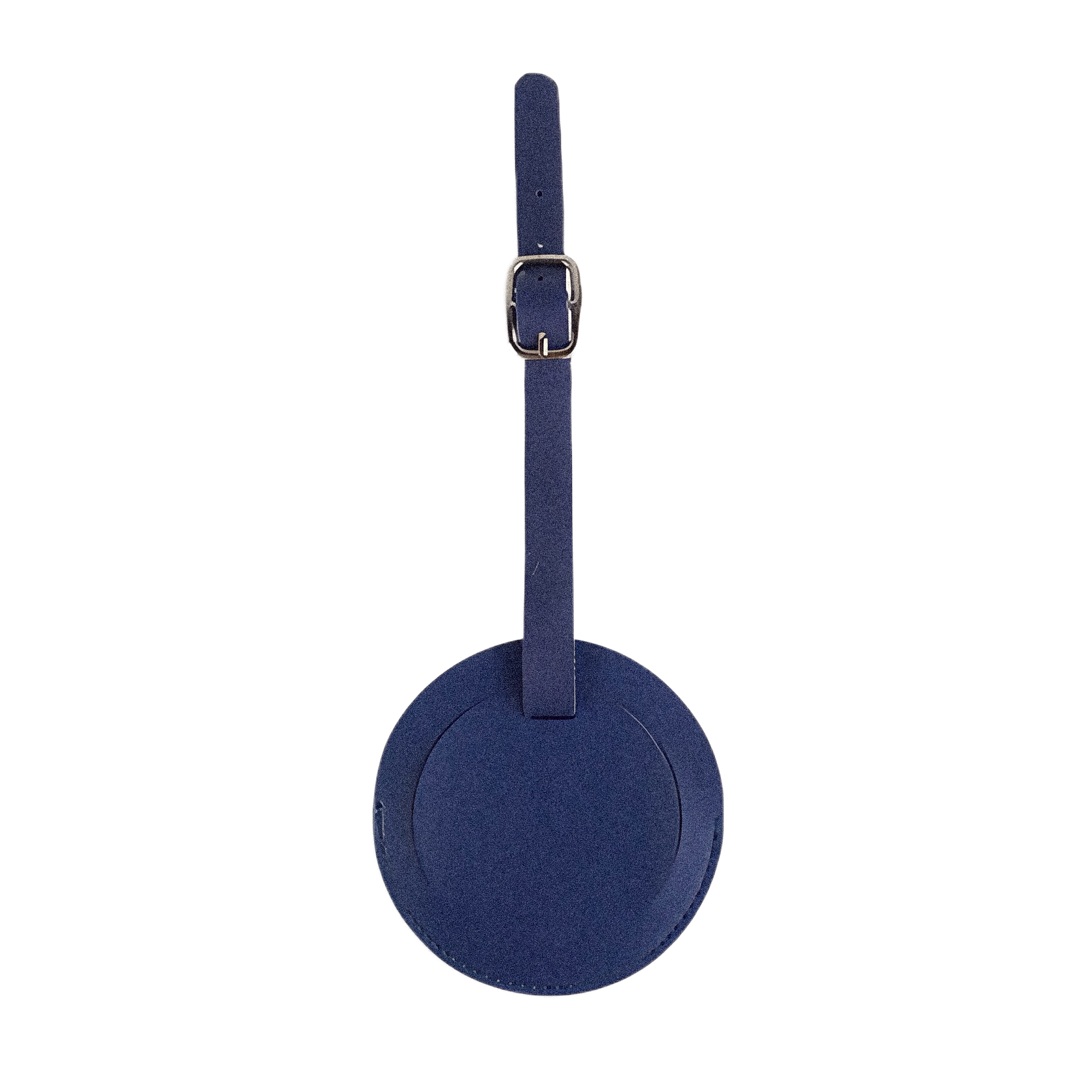 Round Thickened PU Leather Luggage Tag with Card 6