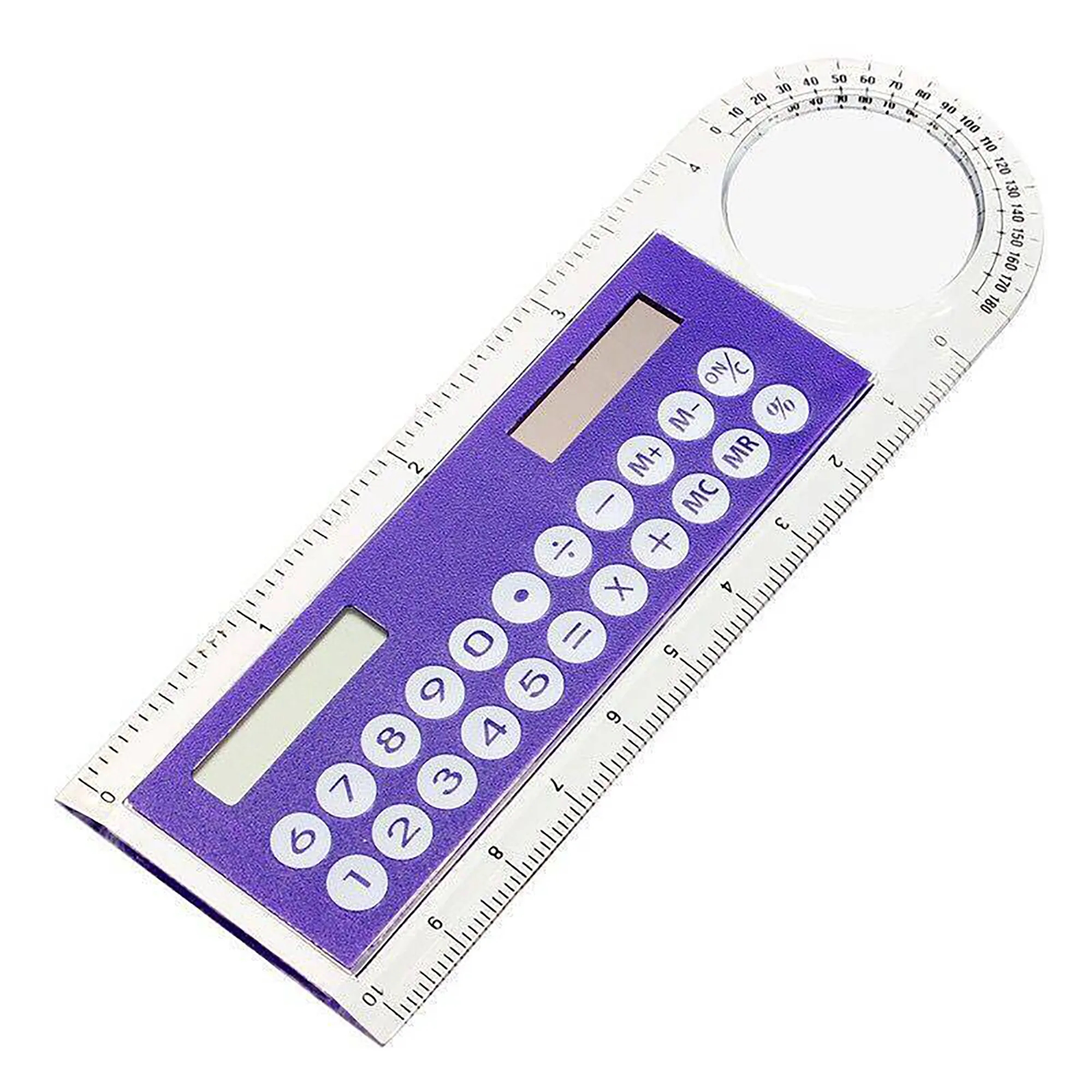 Multifunctional Solar Calculator Ruler MOQ 50pcs 4