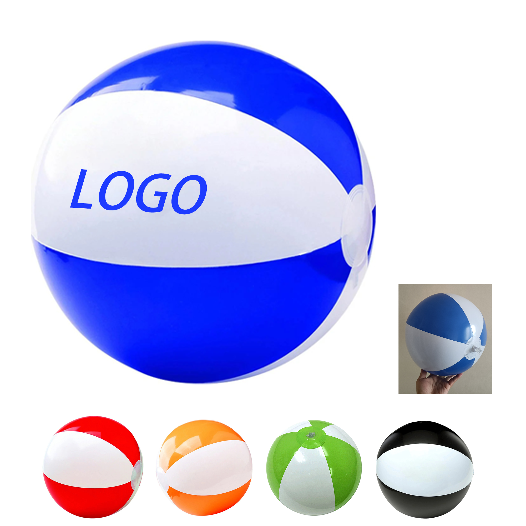 16" PVC Inflatable Beach Ball MOQ 100pcs