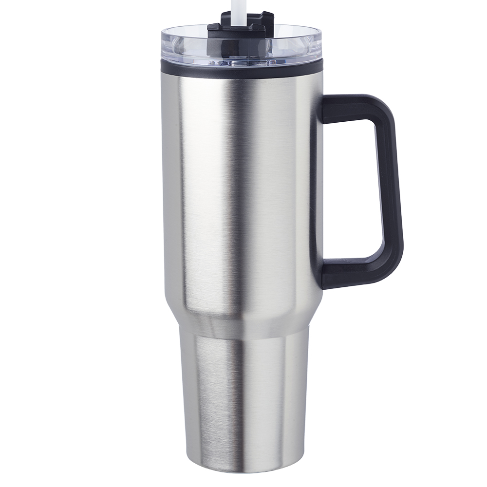 40 oz. Hugo Plastic Interior Stainless Steel Travel Mugs 7
