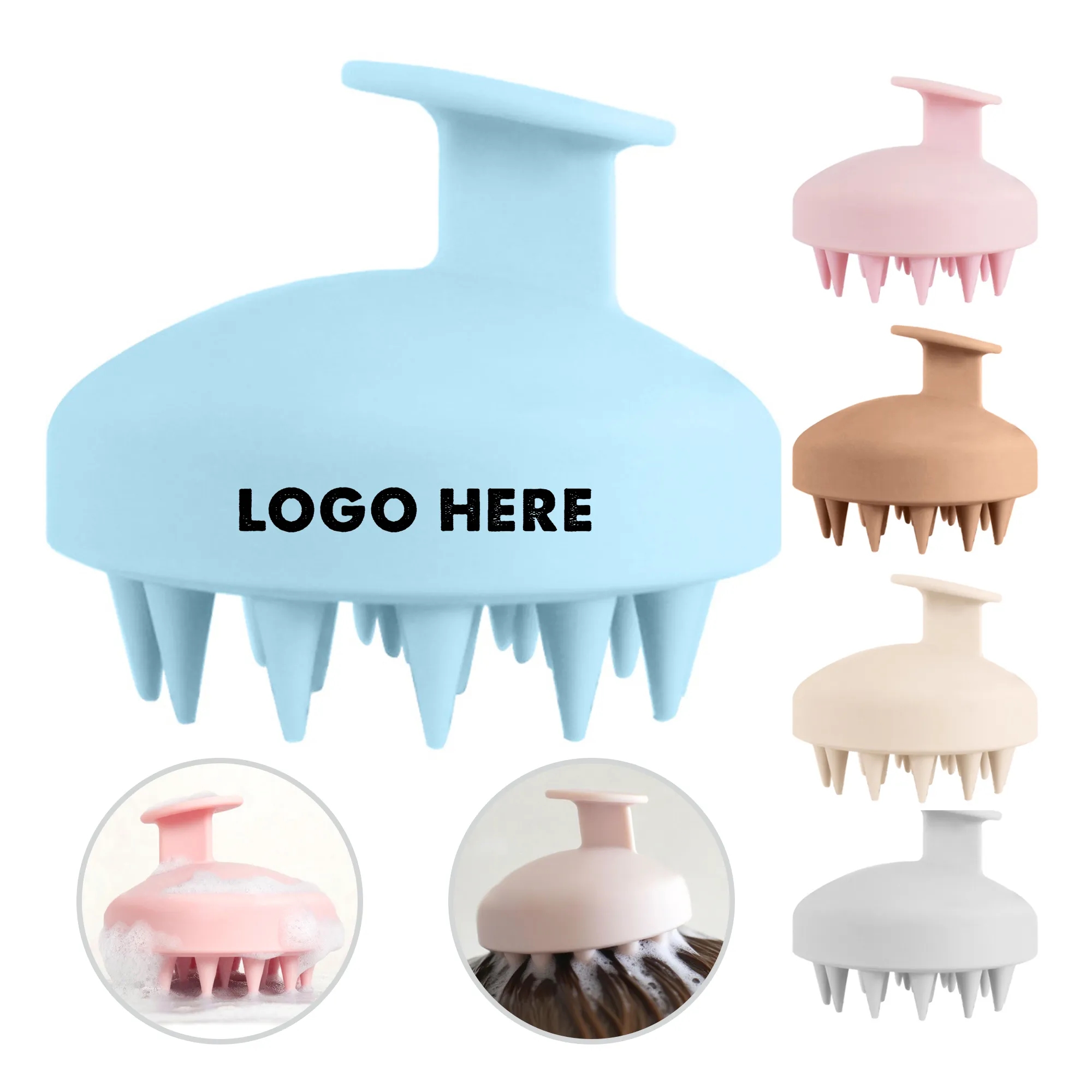 Silicone Scalp Massager Shampoo Brush 4