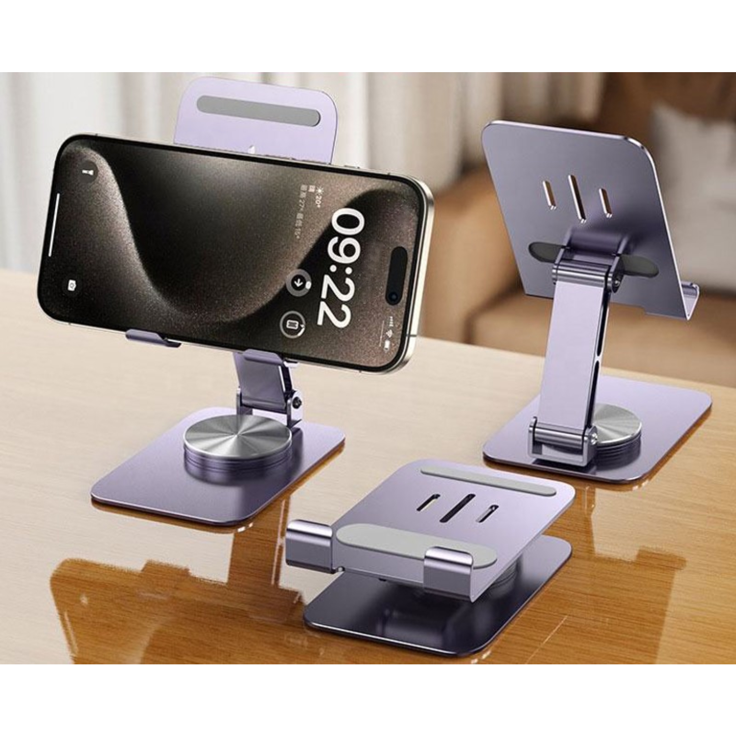 360 Degree Swivel Base Phone Holder Stand 4