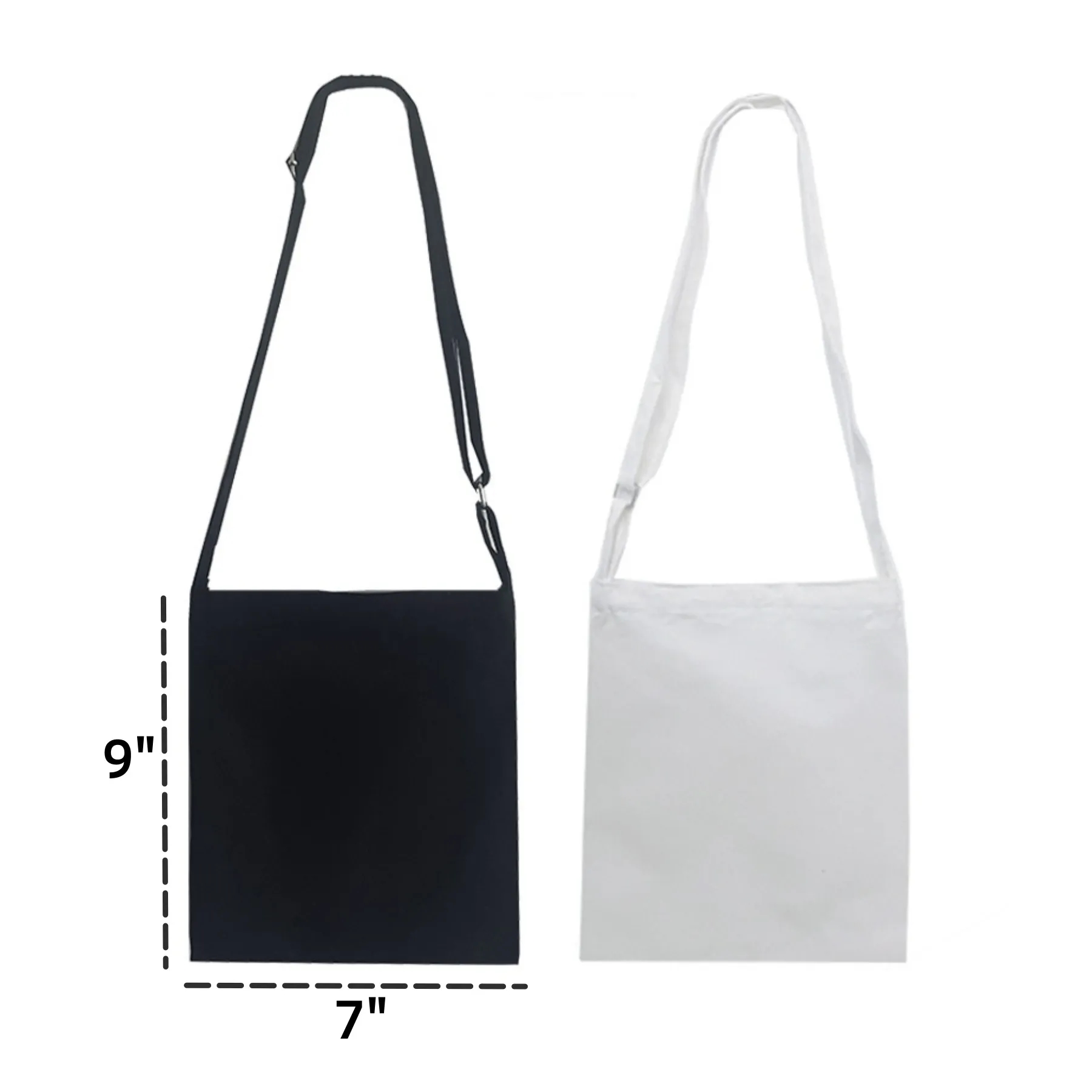 Personalized Blank Crossbody Canvas Bag 3