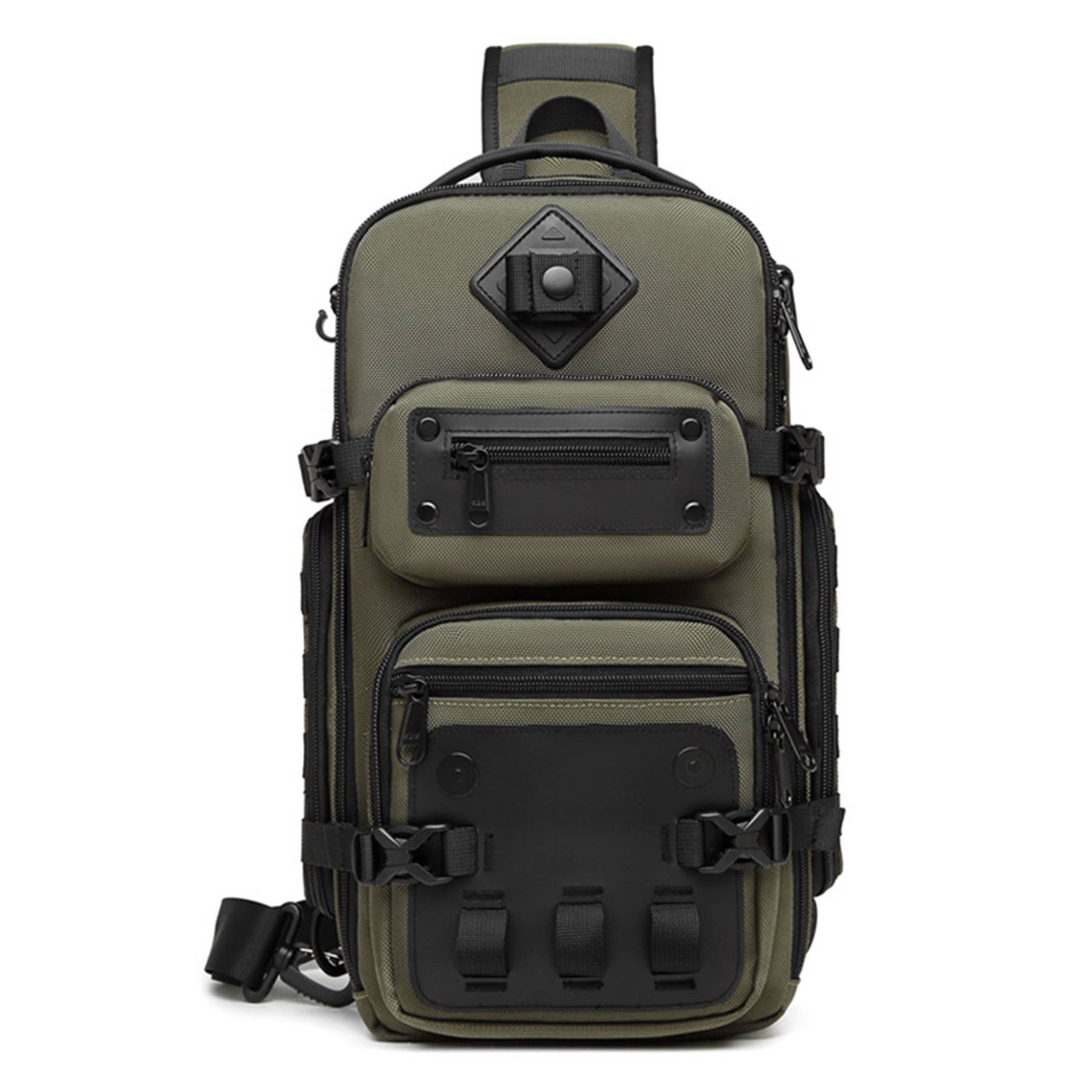 Oxford Sling Backpack Large Capacity Shoulder Crossbody Bags 5
