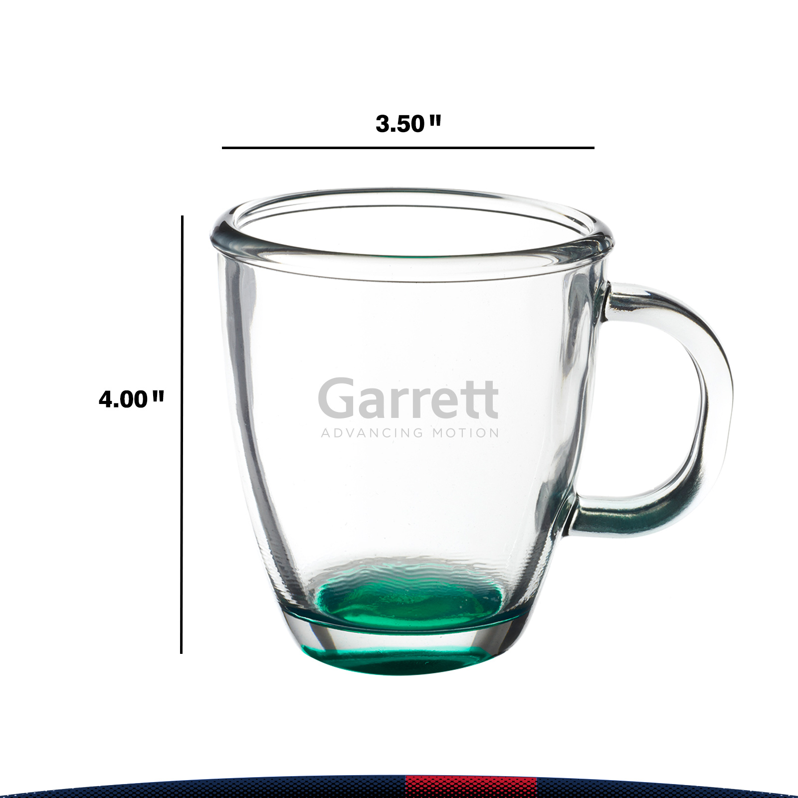 11 oz. Fawley Glass Coffee Mugs 2