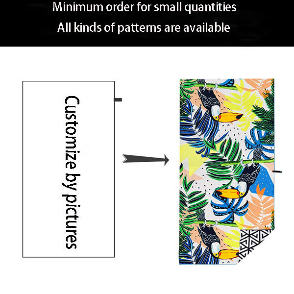 Printed quick-drying beach towel 3