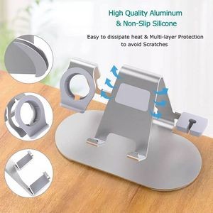 3 in 1 Charger Dock Station Aluminum Charging Stand 4