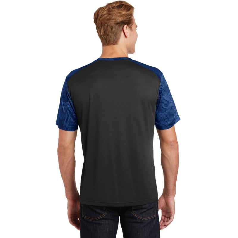 Sport-Tek CamoHex Colorblock Tee. 20