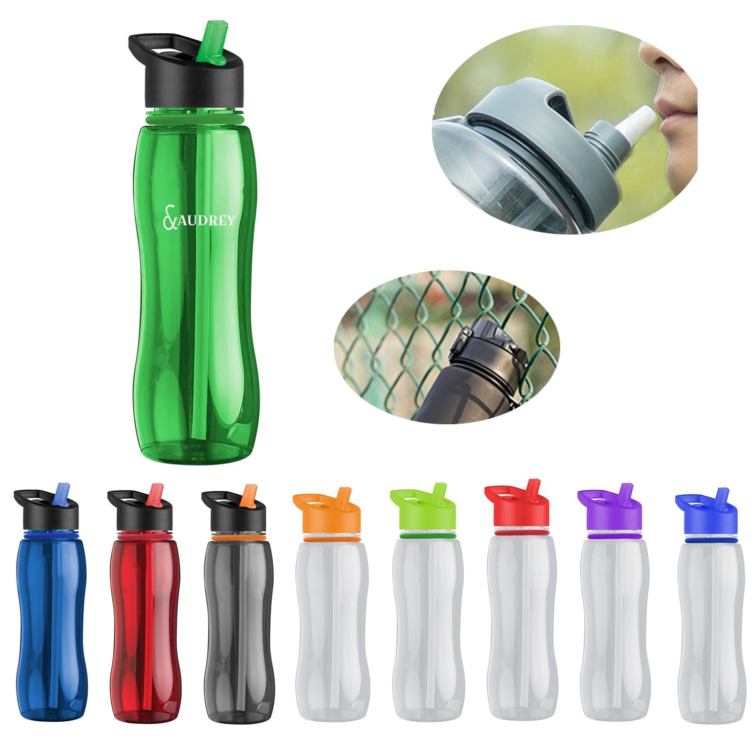 25oz Sports Bottle with Collar 2
