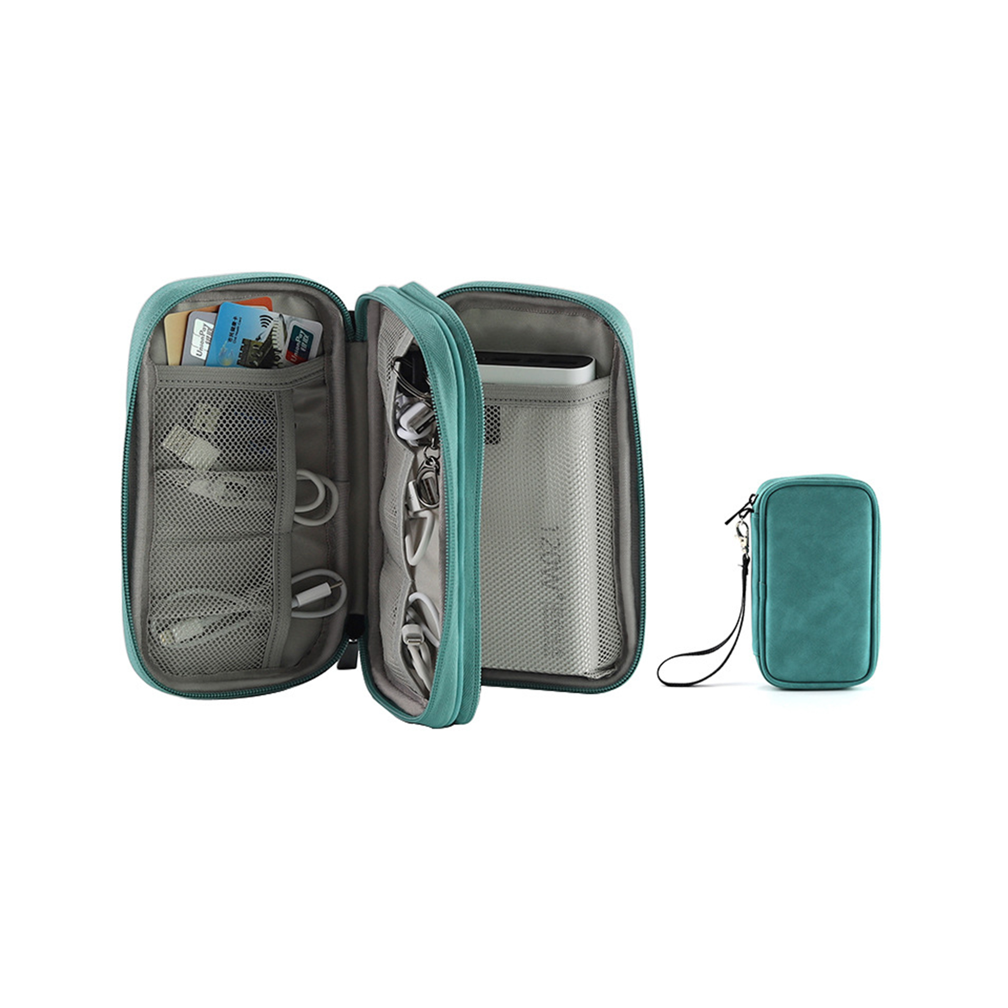 Polyurethane Digital Accessory Storage Case With Zipper 6