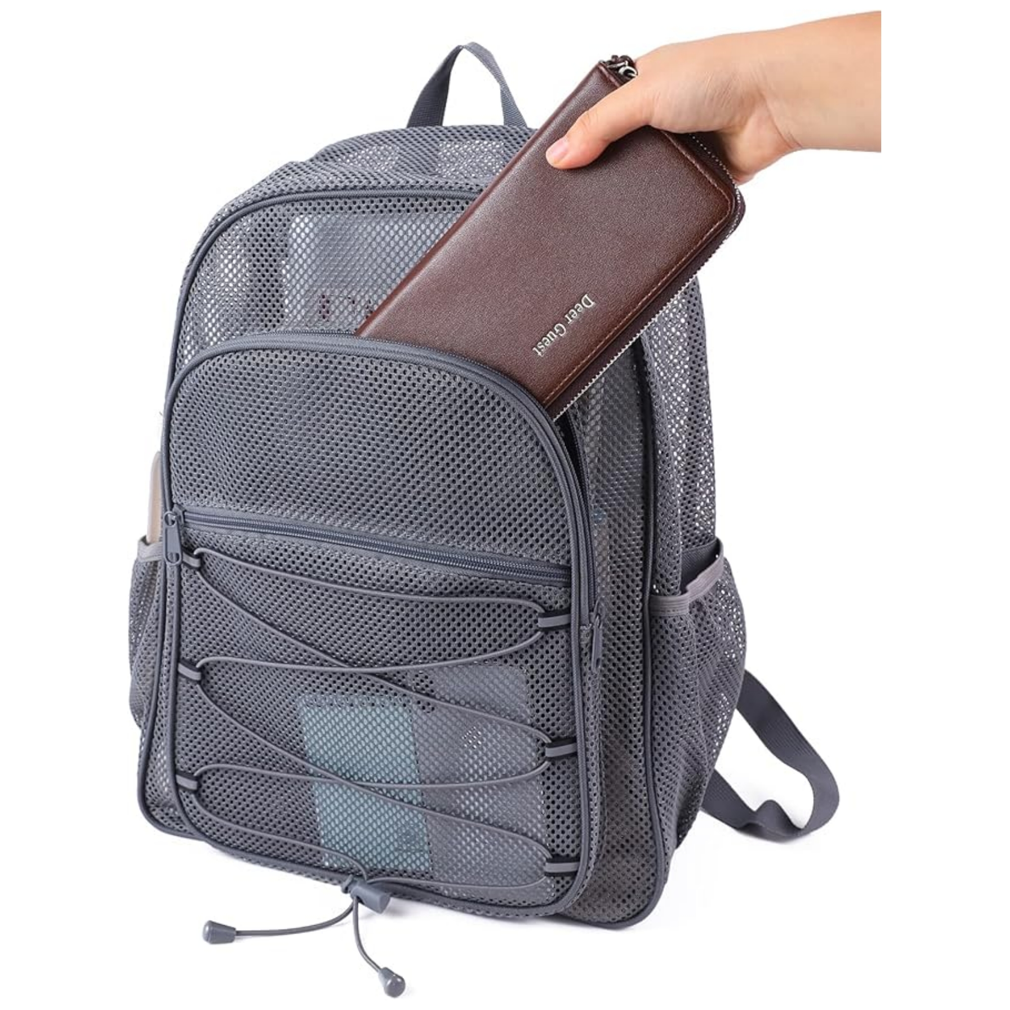 See Through Mesh Backpack 5