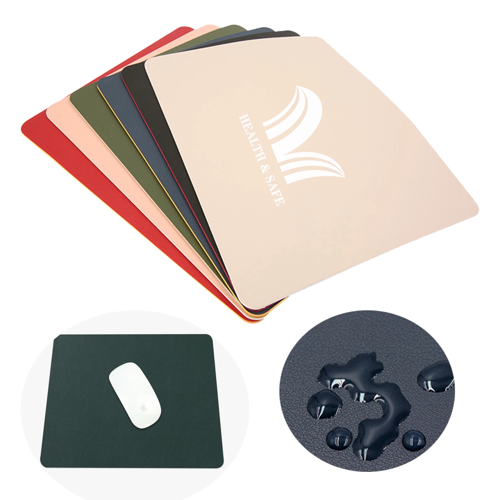 Waterproof Pu Leather Mouse Pad 1