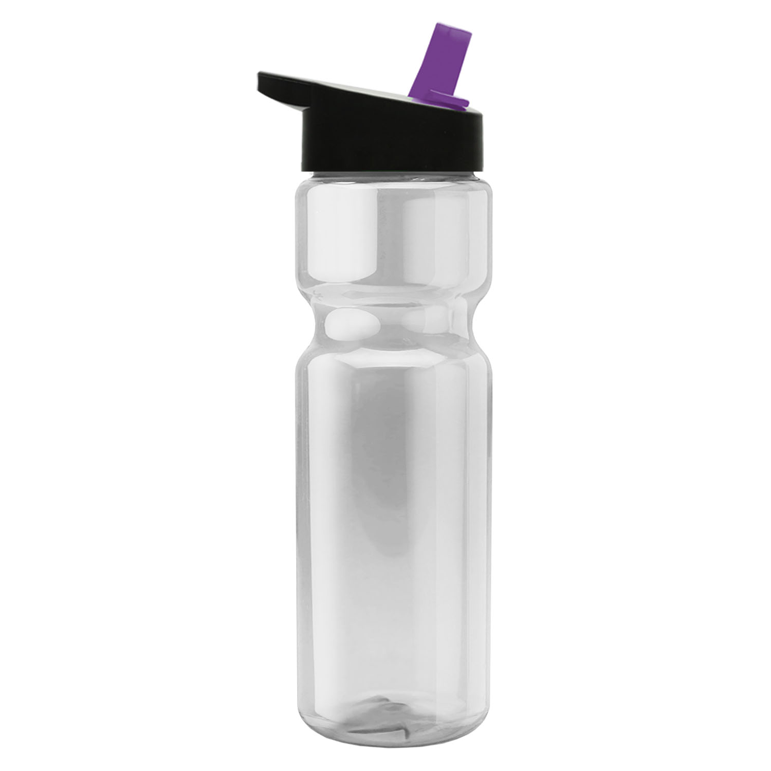 Champion - 28 oz. Transparent Bottle with Flip Straw and Digital Imprint
