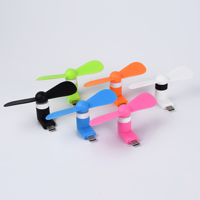 USB Portable Mobile Phone Type C Mini Fan 14