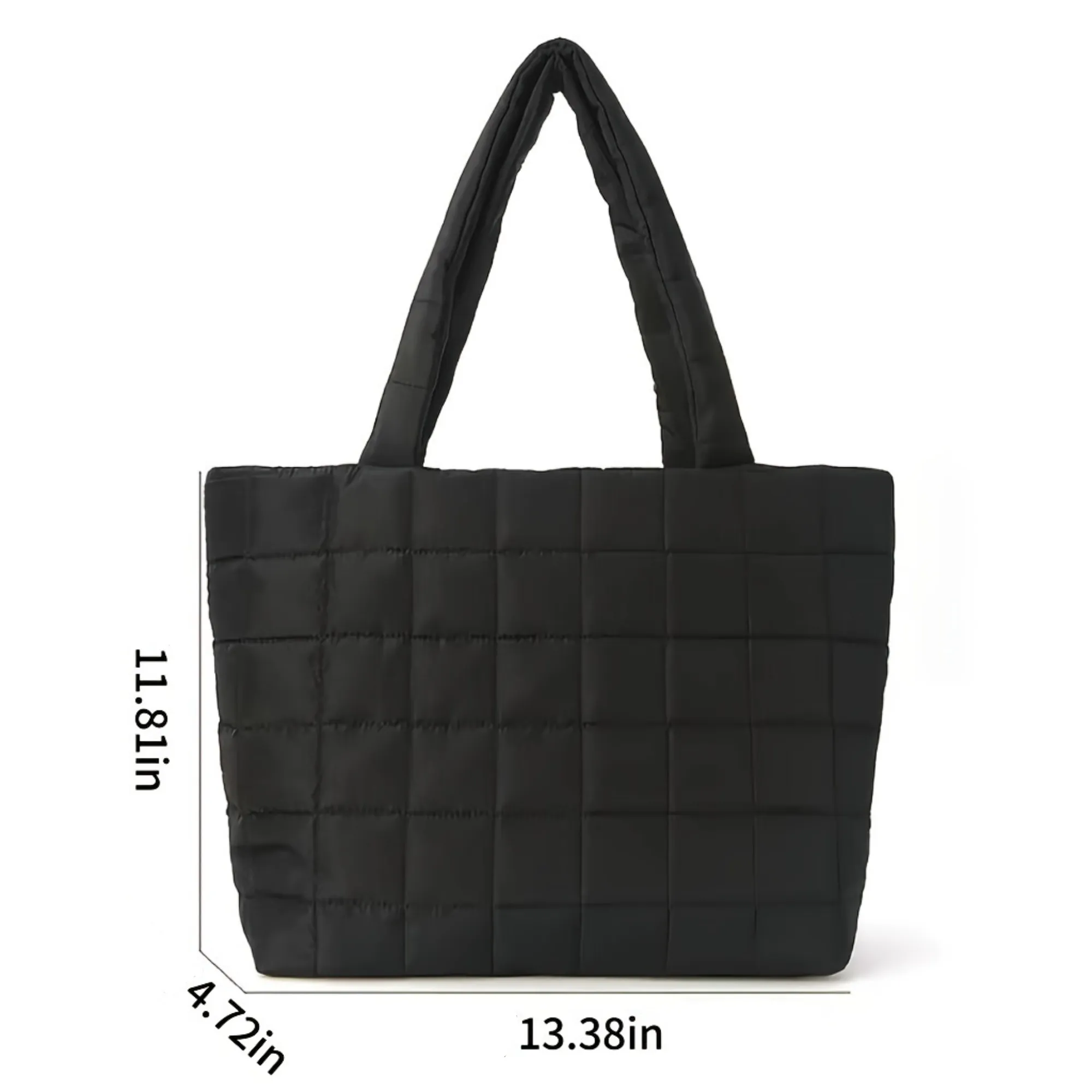 Quilted Tote Bag Spacious and Stylish for Daily Use 4