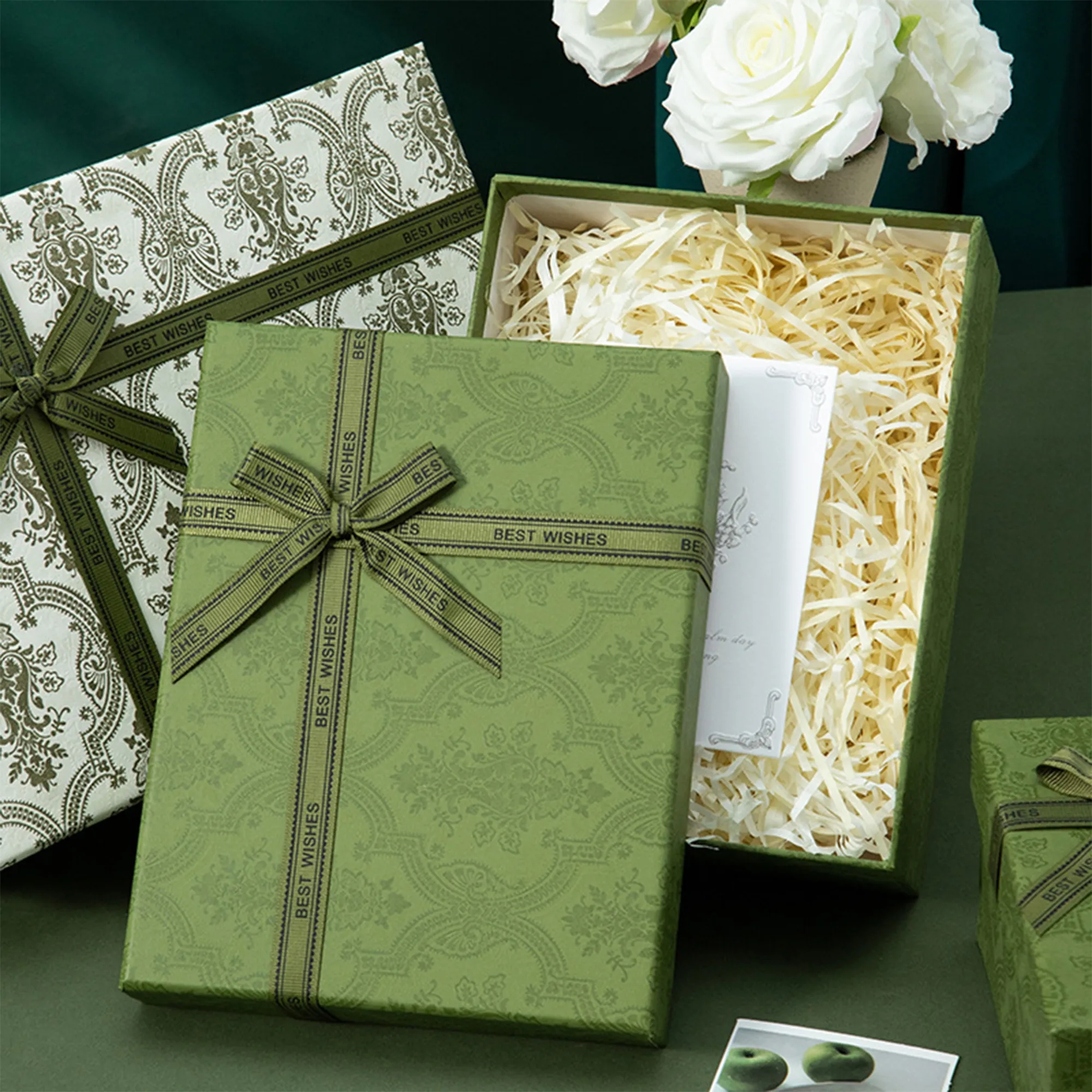 Ribbon Tied Gift Box 4