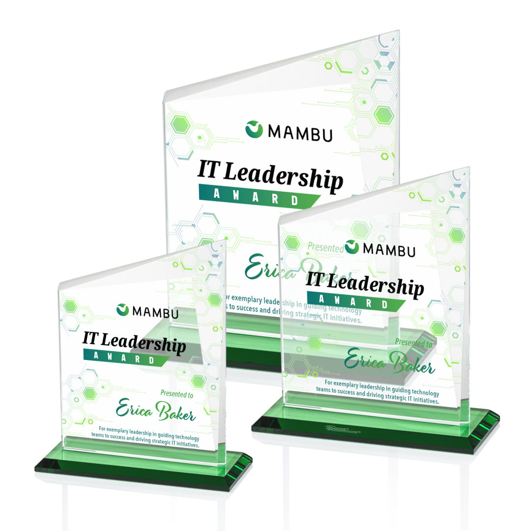 Bellamy VividPrint™ Award - Green 3