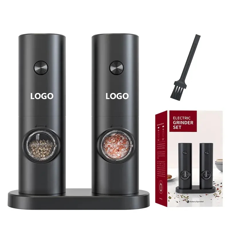 Battery Powered Salt and Pepper Grinder Set 2