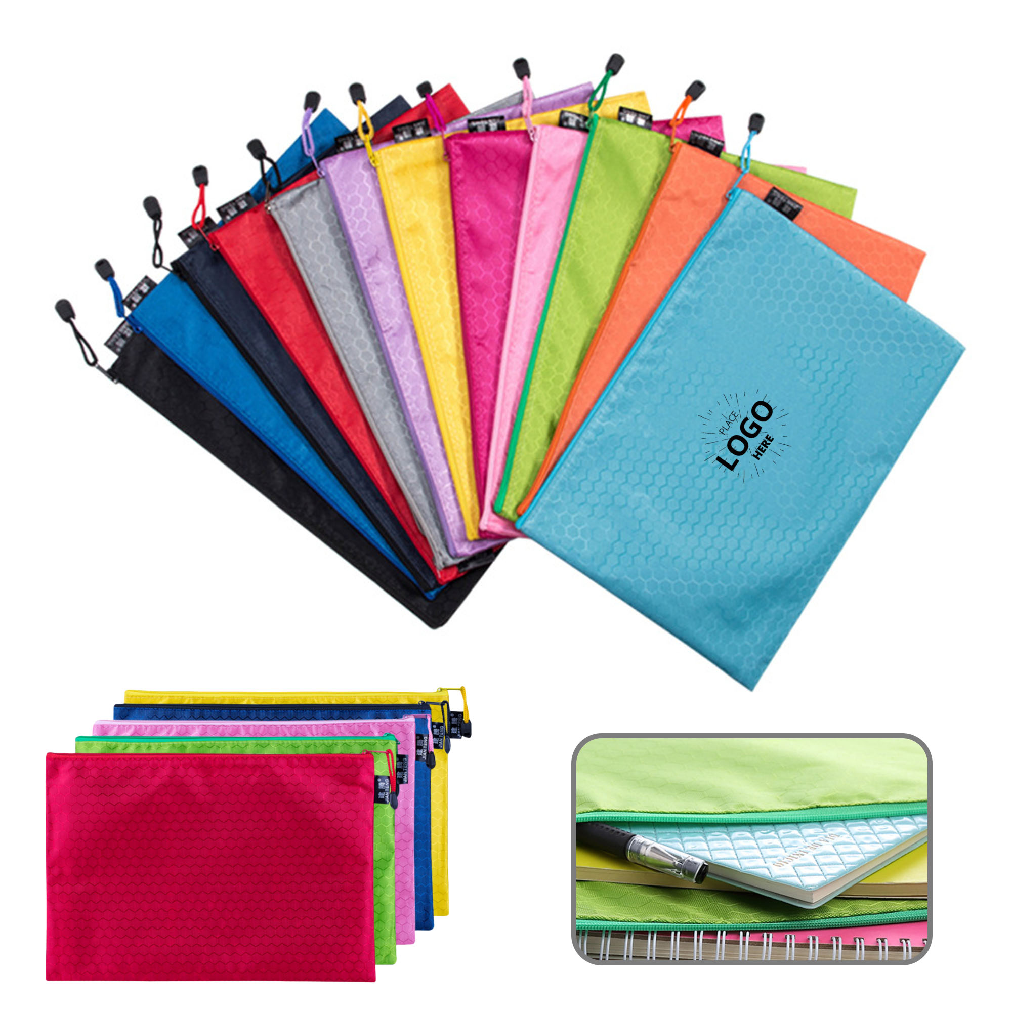 Durable A6 Waterproof Zipper Pouch 2