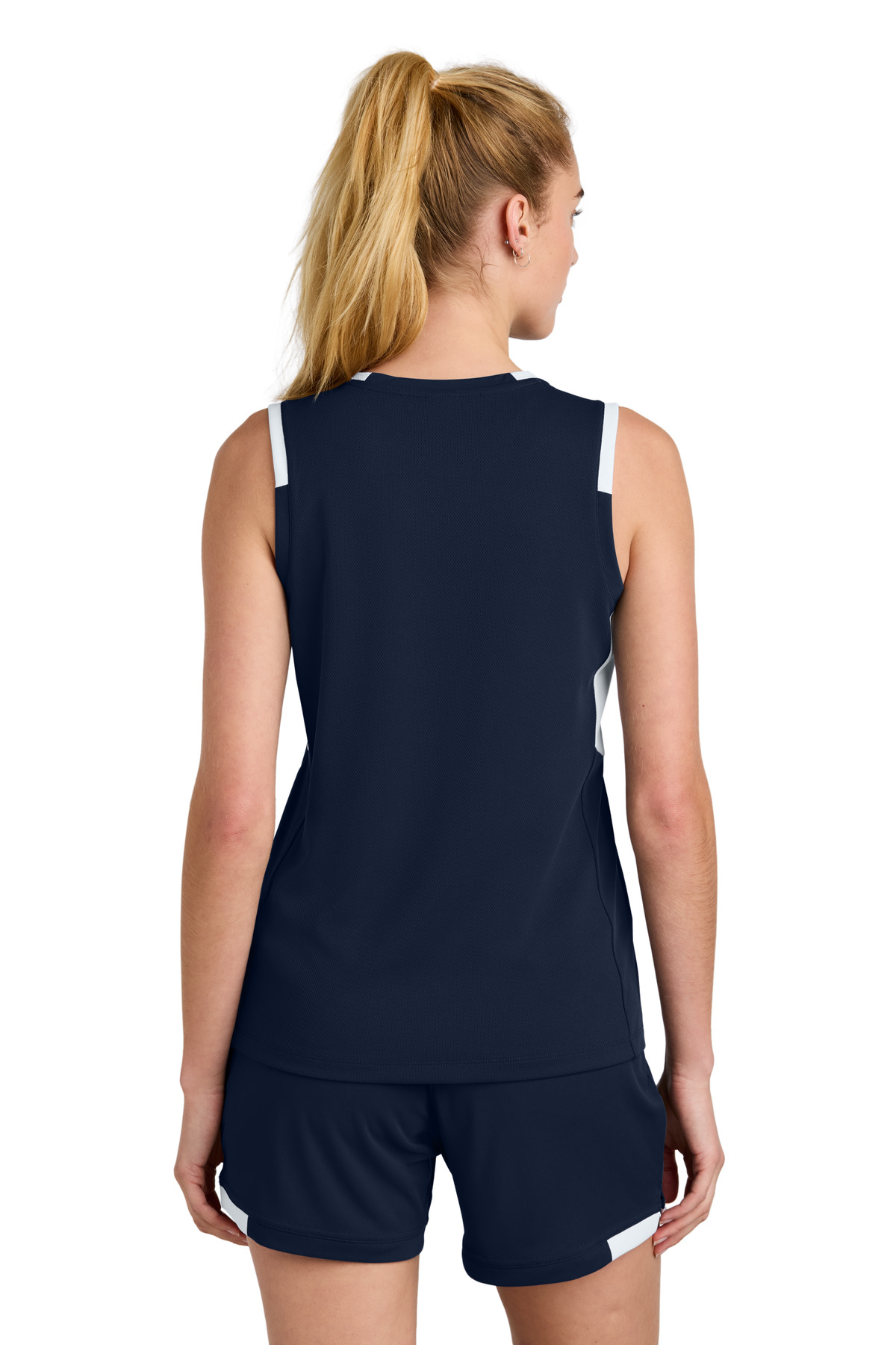 Sport-Tek Women's Club Sleeveless V-Neck LST441 3