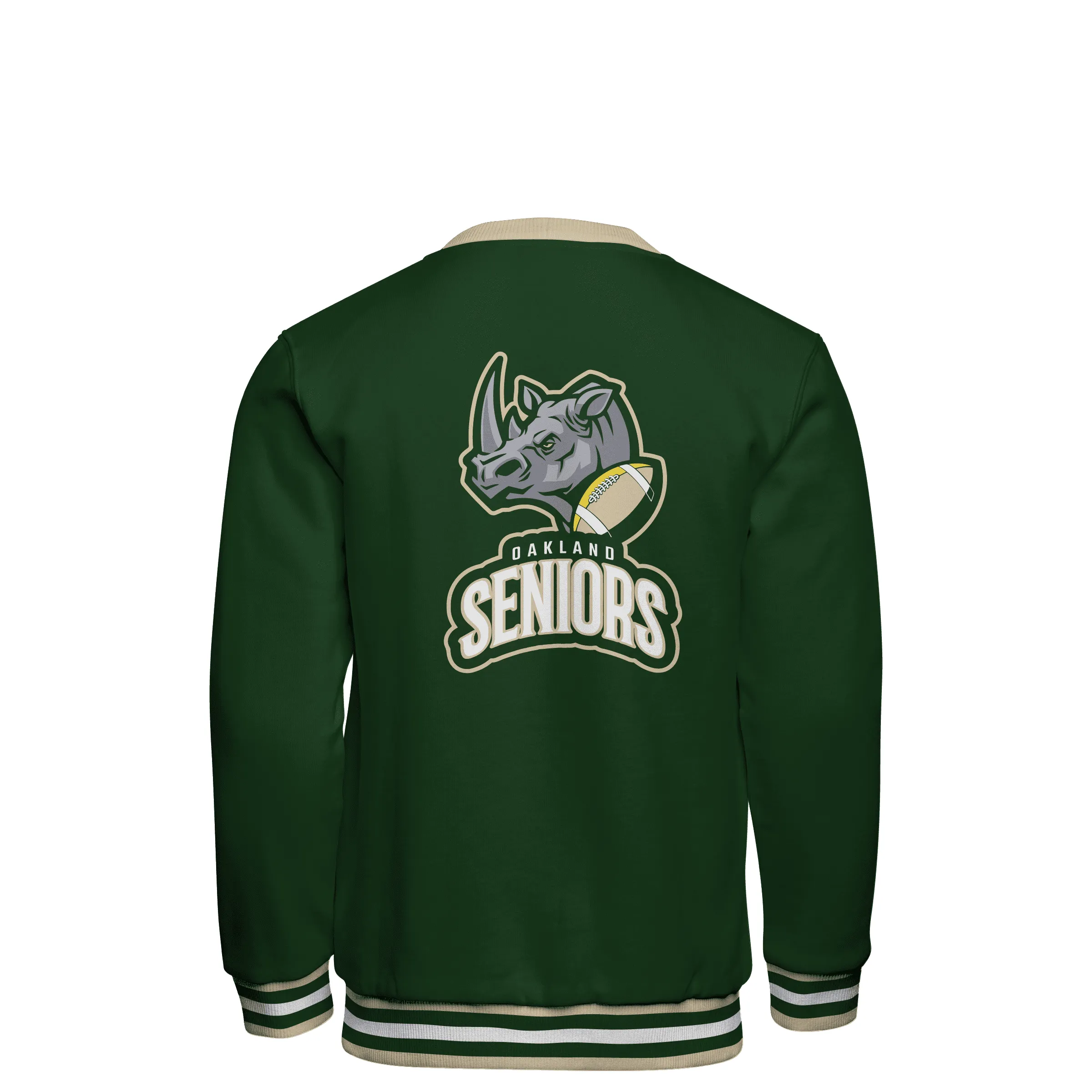 Fleece Varsity Cardigan With No Lining 5