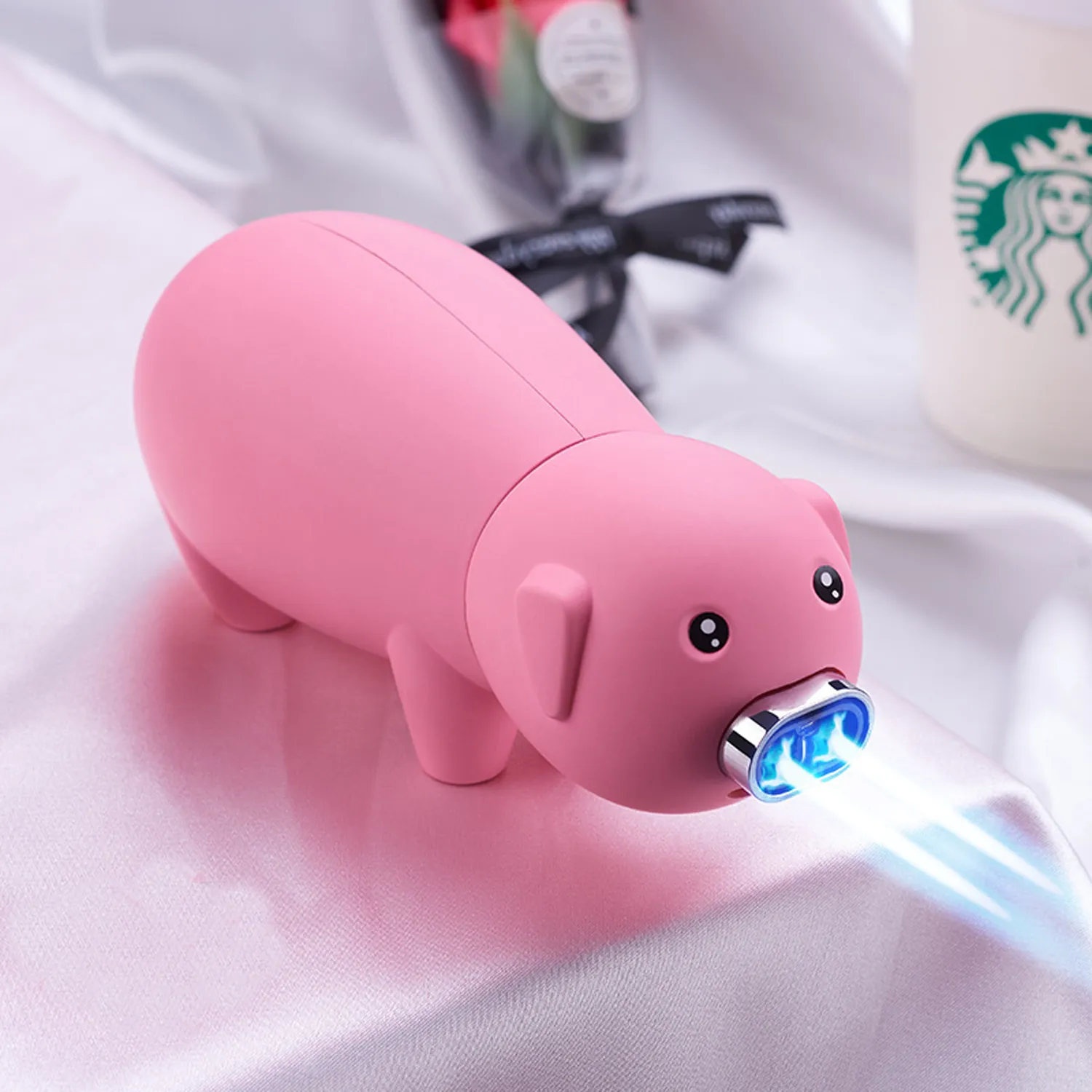 Pig Double Flame Windproof Lighter 6