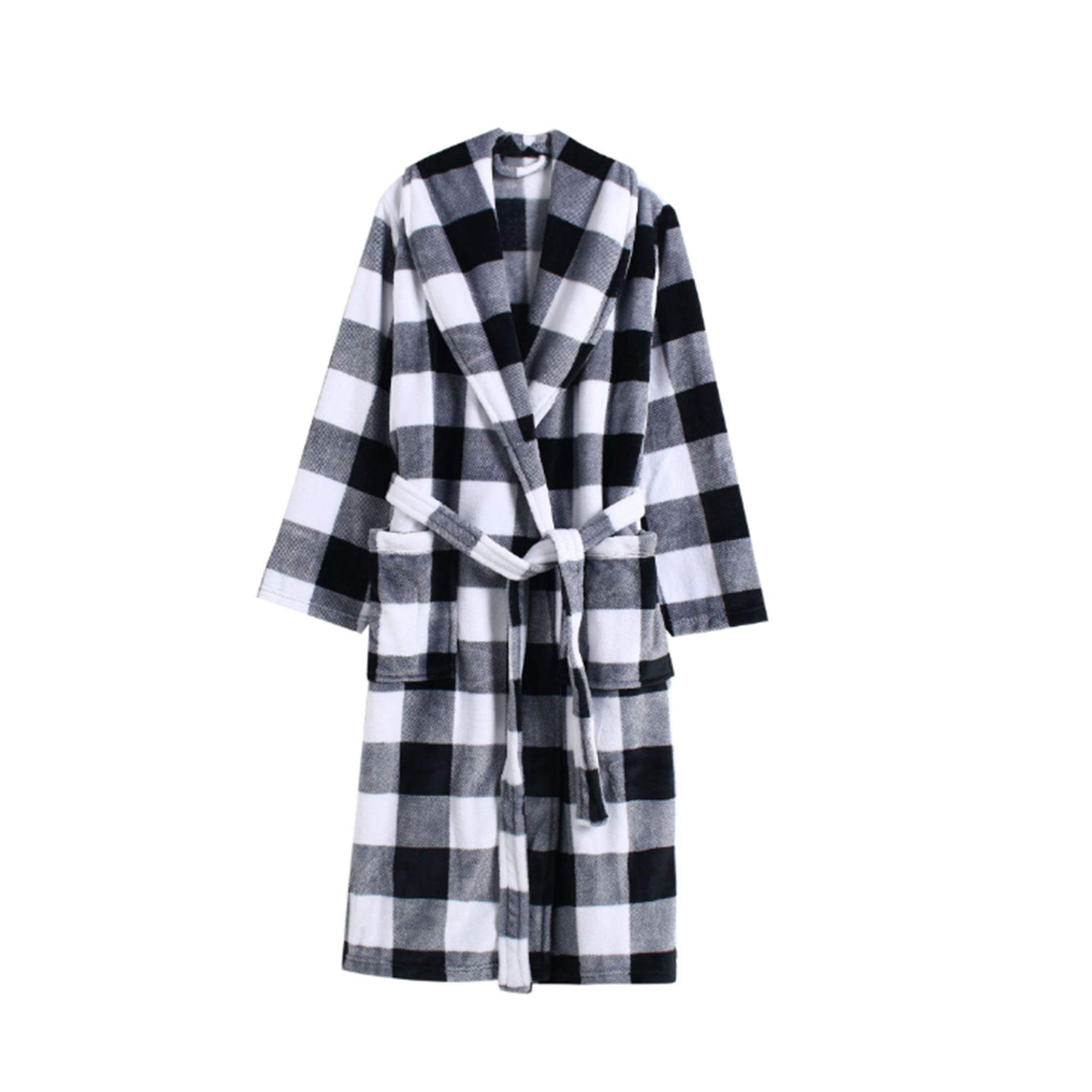 MOQ 25 PCS Soft Long Flannel Nightgown Bathrobe 19
