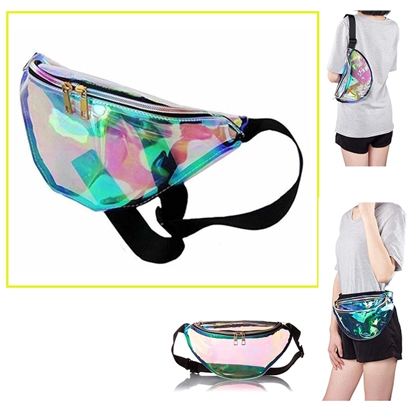 Transparent Holographic Fanny Pack