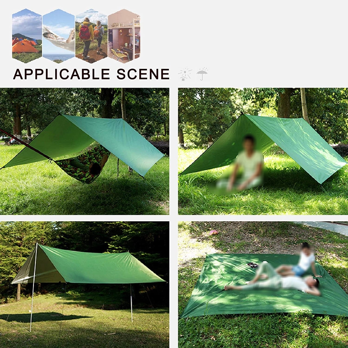 Waterproof Camping Tarp 4