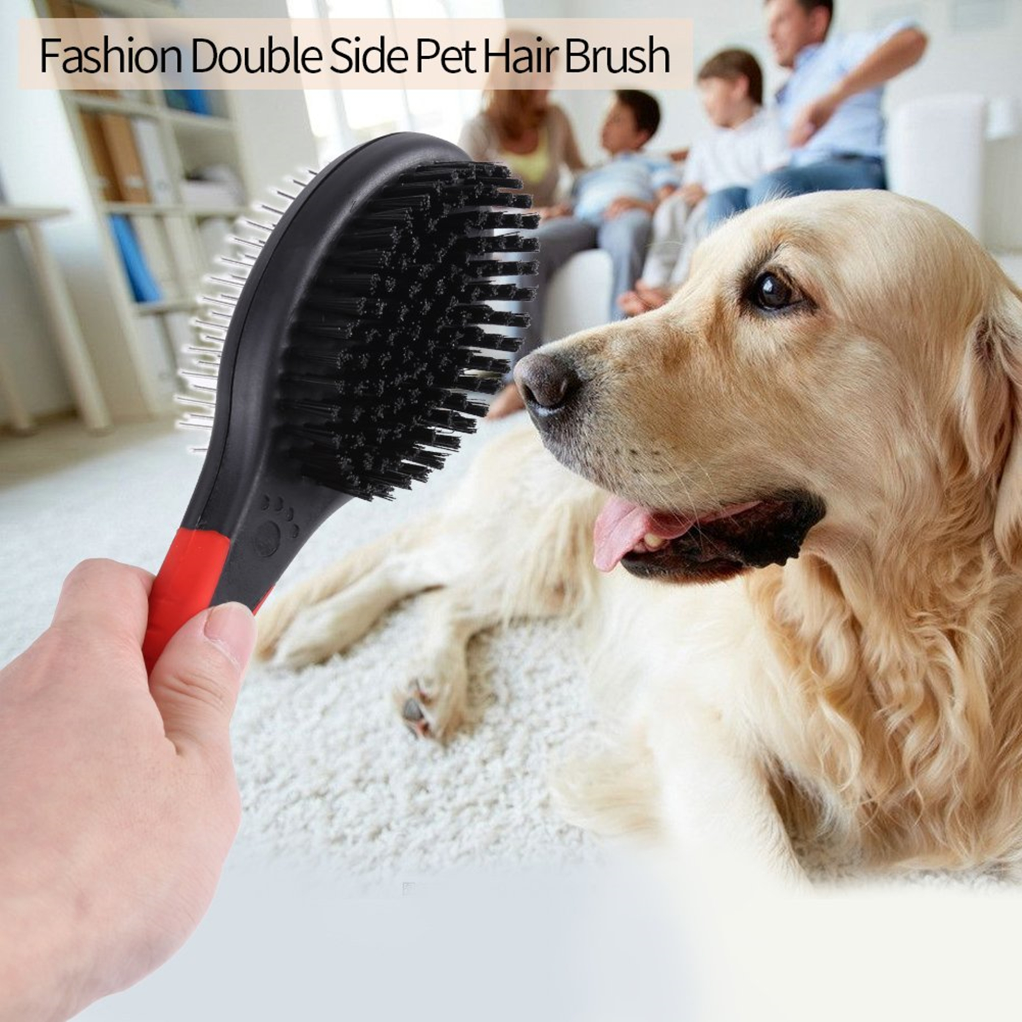 Double Side Pet Brush for Grooming And Massaging 4