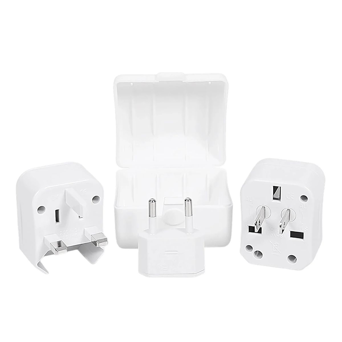 Compact ABS Power Adapter for International Trips 3