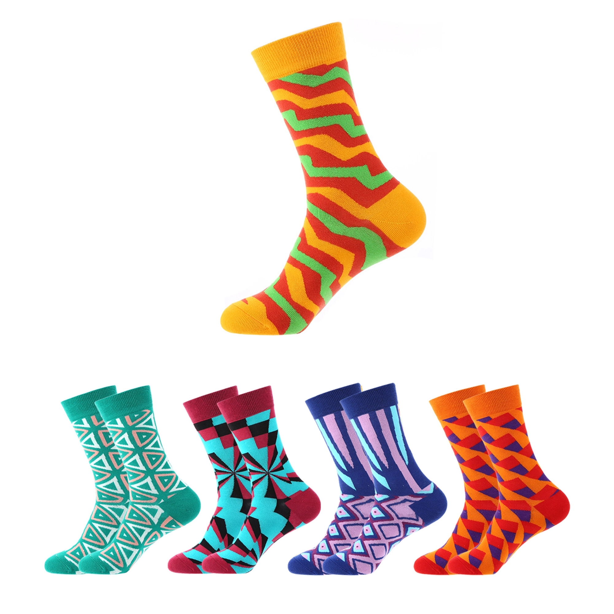 Cotton Jacquard Knit Ankle Socks 2