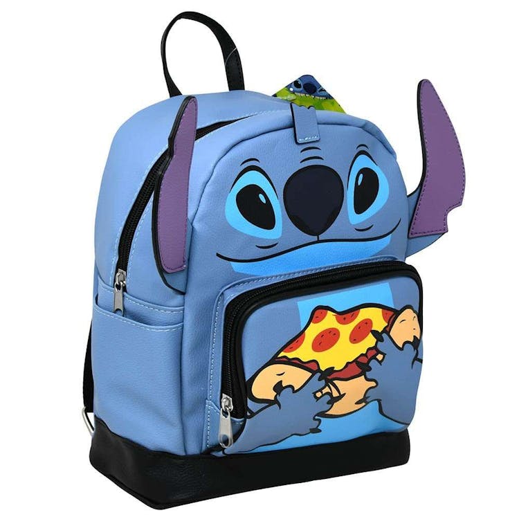 Stitch Mini Deluxe Backpacks - Blue 10" 2