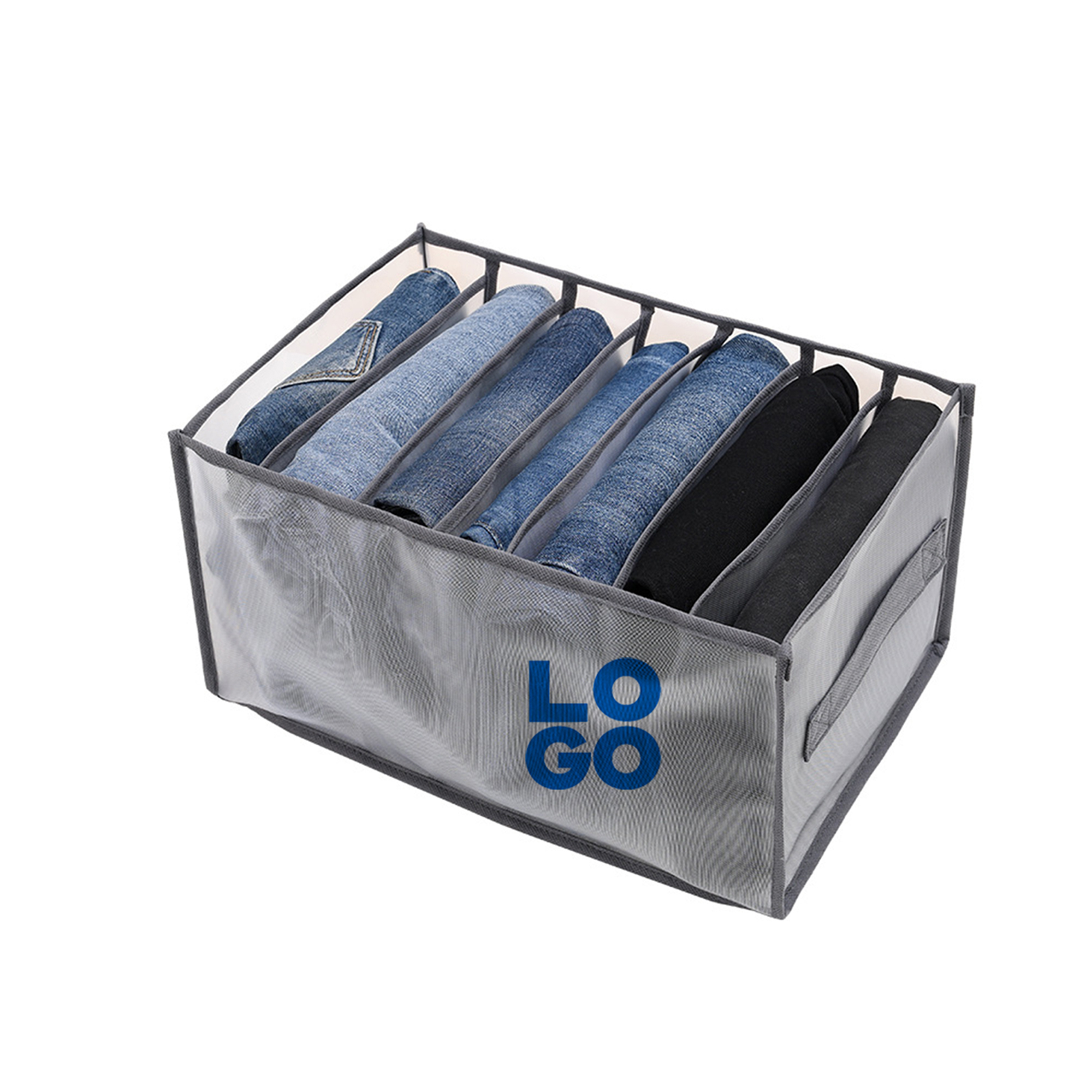 Wardrobe Clothes Organizer 7 Grids 2