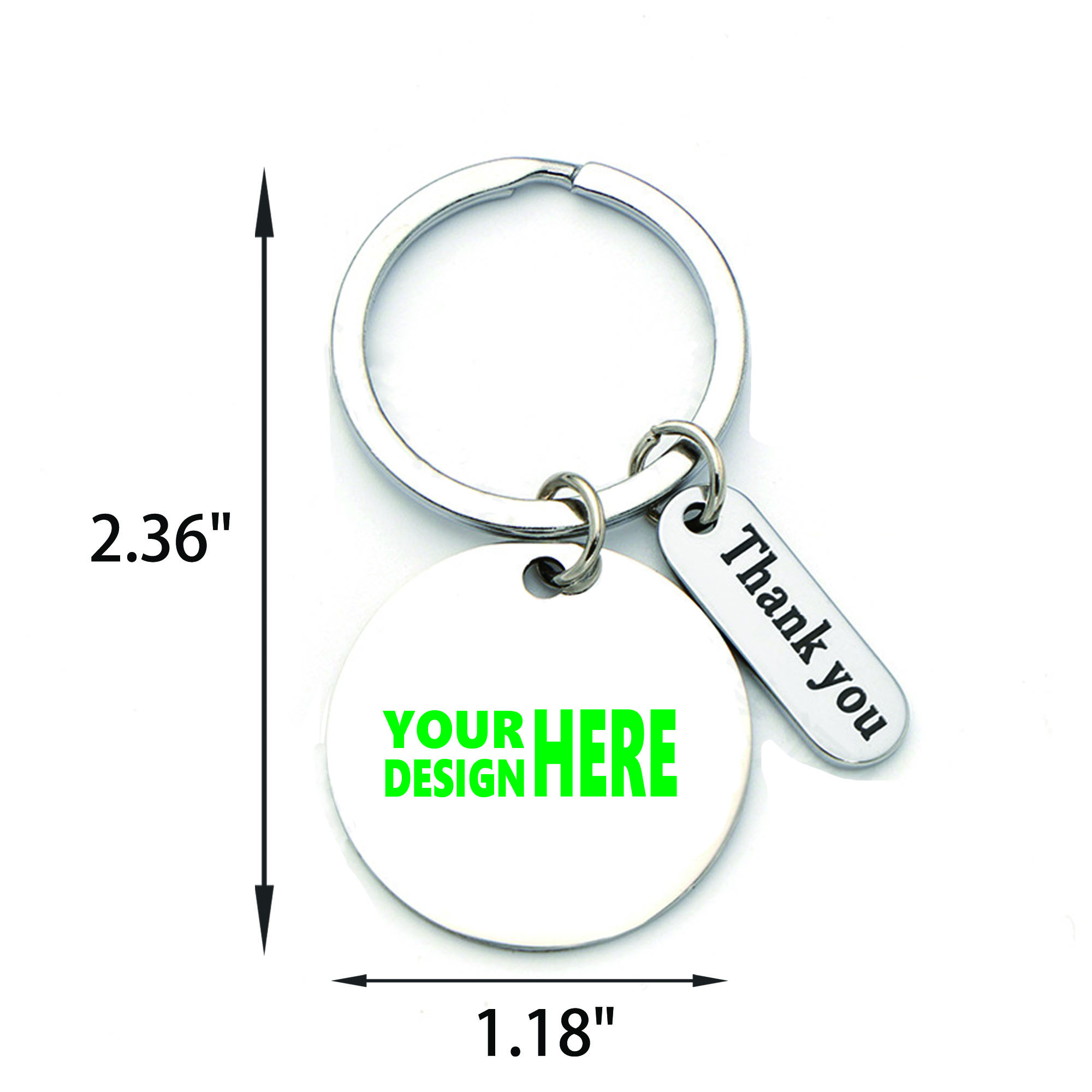Practical Custom Stainless Steel Keychain 2