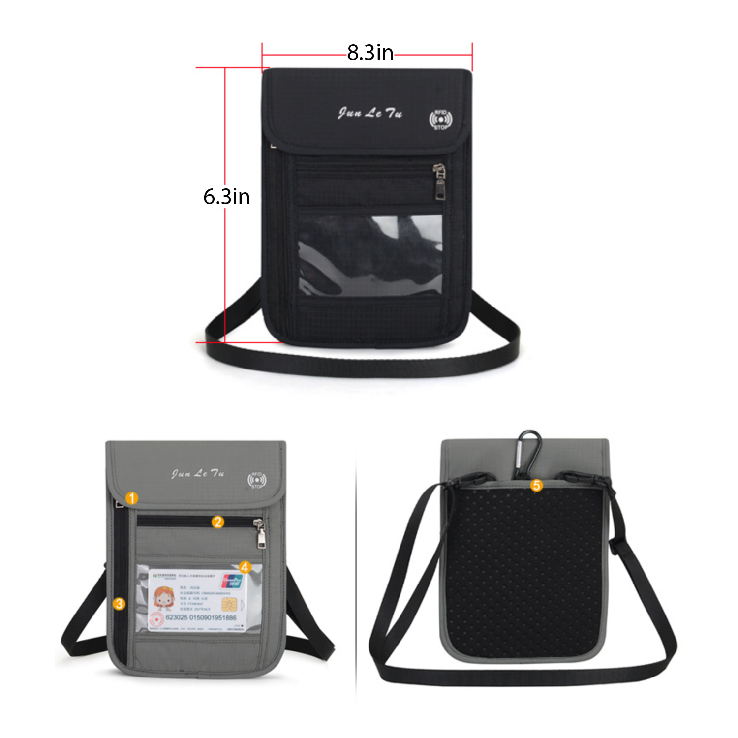 Rfid Blocking Passport Holder & Travel Wallet 2