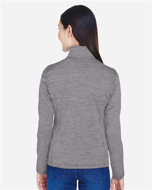 Women's Newbury Mélange Fleece Quarter-Zip Pullover - DG798W 17