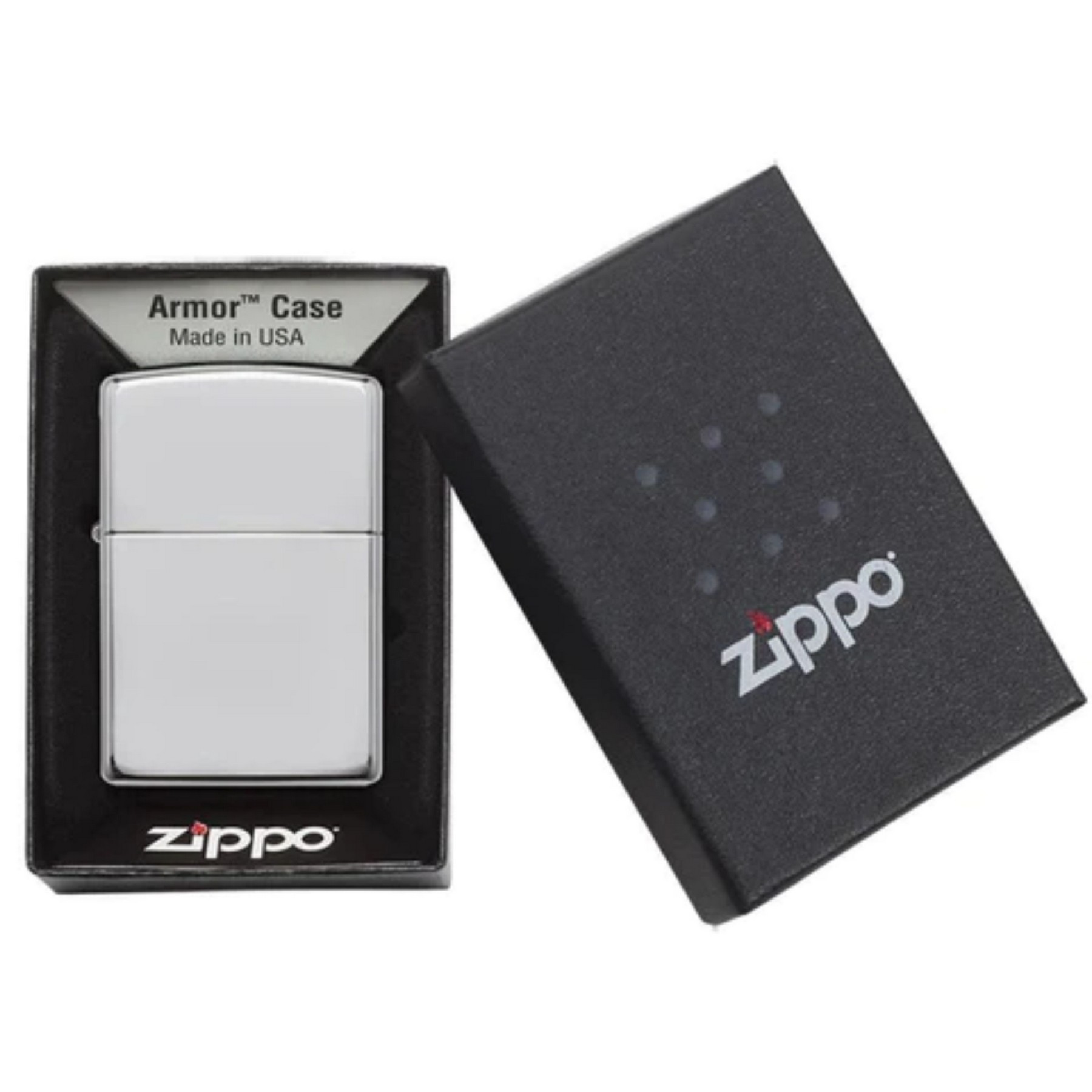 Genuine Zippo windproof lighter - High Polish Chrome 3