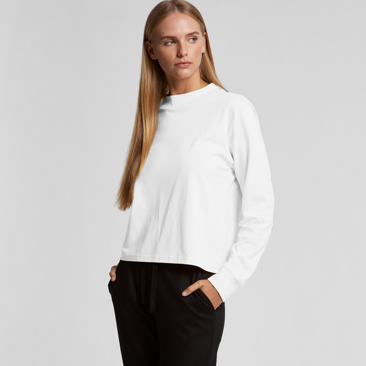 Wo's Mock L/S Tee | 4070 4