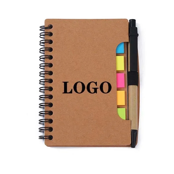 Notebook with Sticky Notes 1